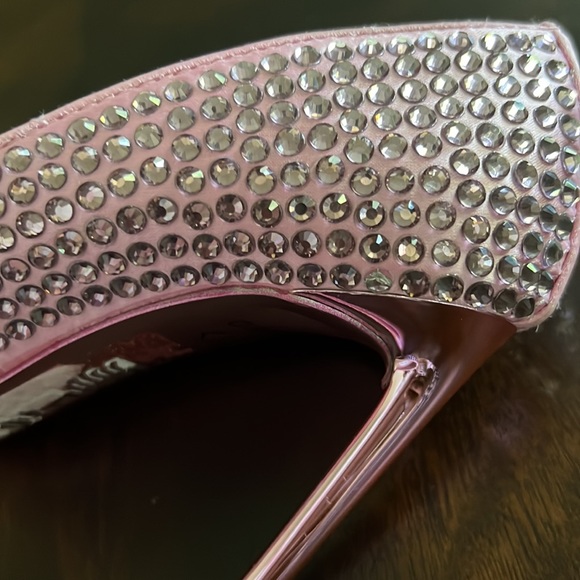 Steve Madden Vala-R Rhinestone Embellished Stiletto Pumps. - Picture 9 of 14